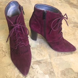 Beautiful Tahari Augusta Lace-up Booties!